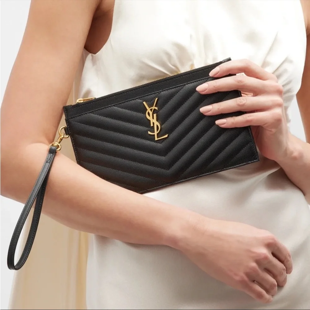 Crema YSL wristlet crossbody - Picture 15 of 17